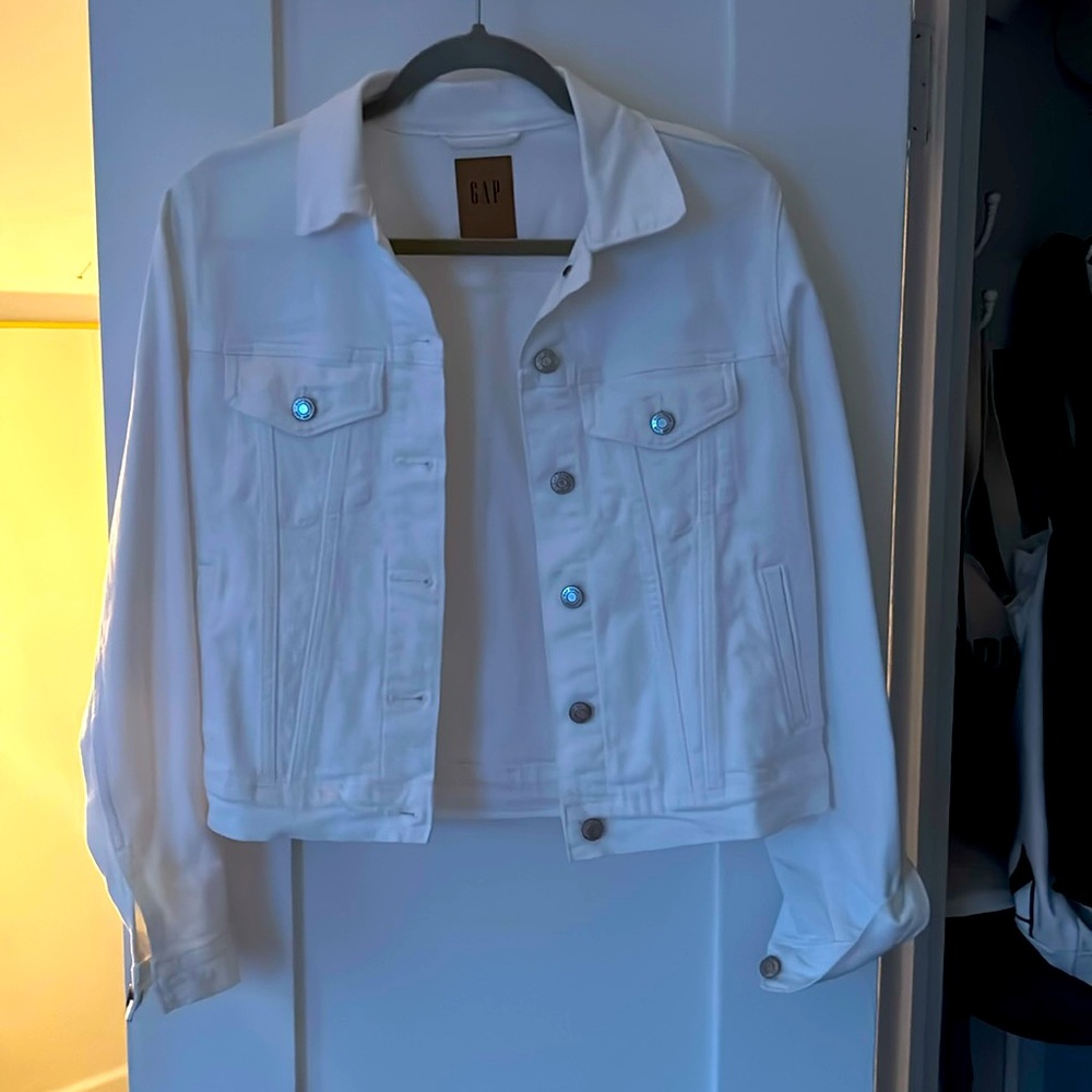 White Denim Jacket